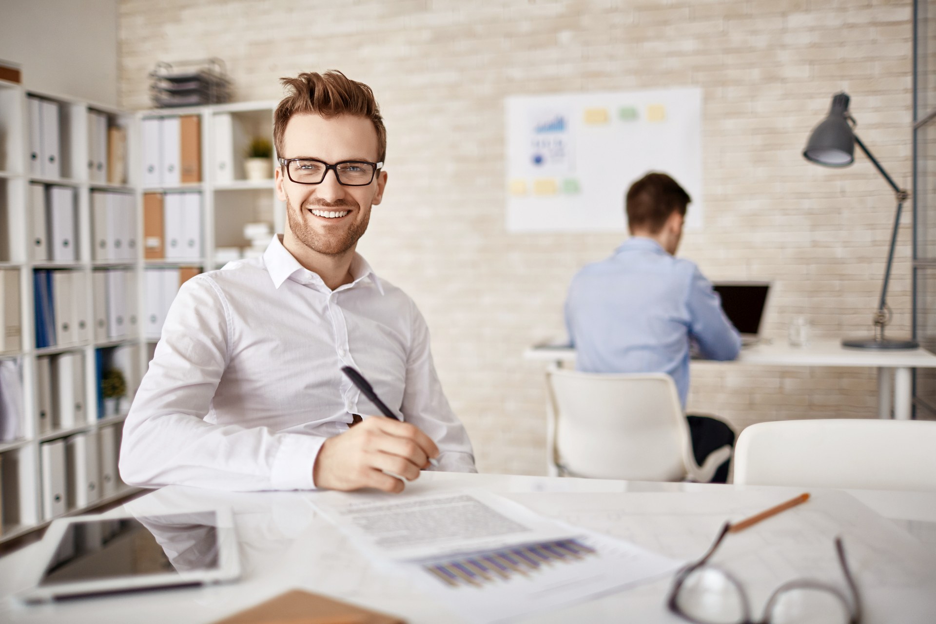 White collar worker